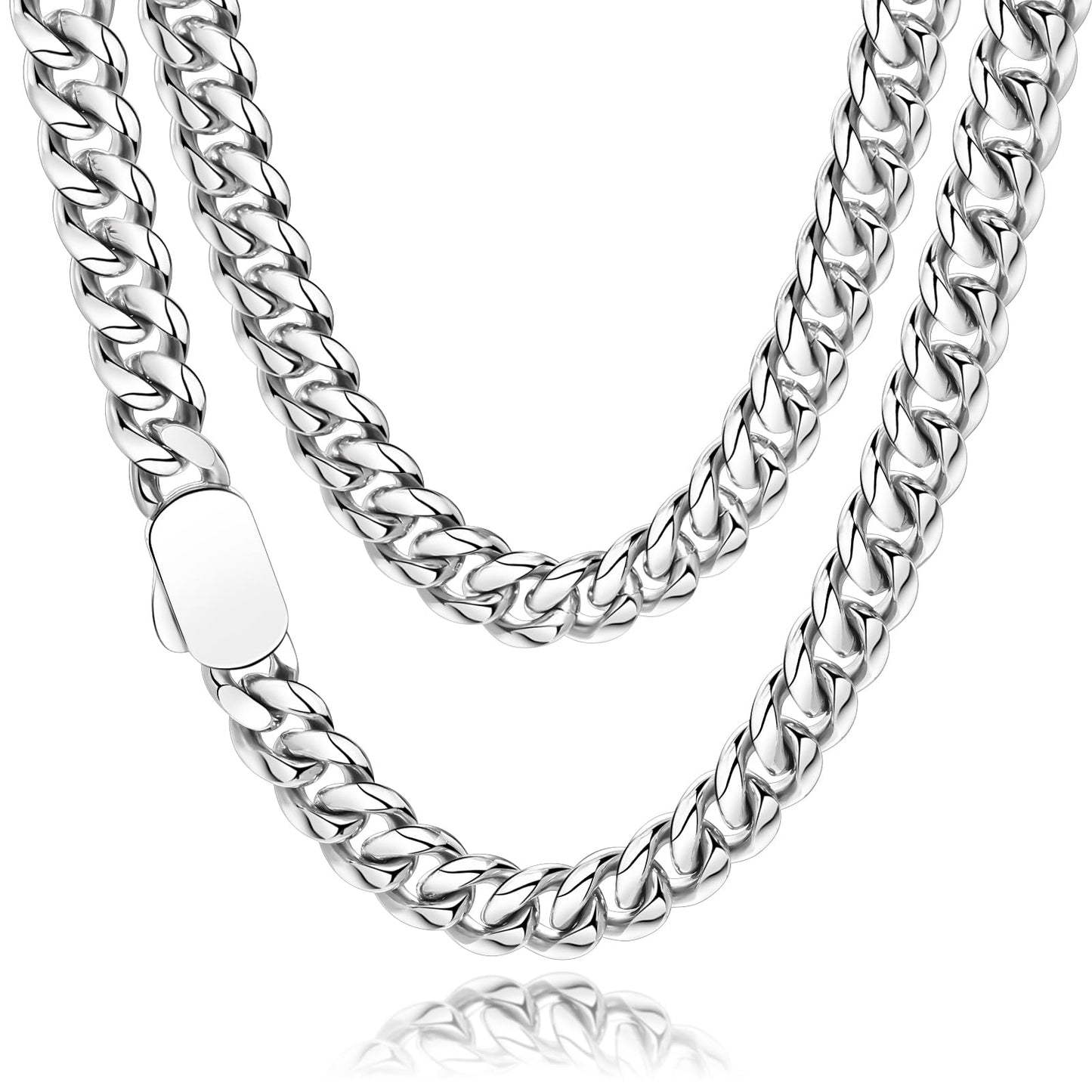 Miami Curb - 10mm Cuban Chain  22Inch