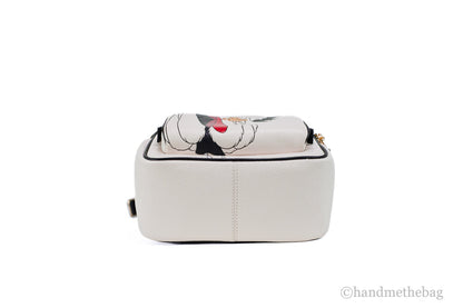 Coach X Disney Cruella Motif Mini Leather Court Backpack